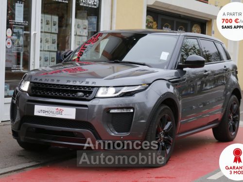 Annonce Land Rover Range Rover Evoque I 2.0 TD4 180 4WD BVA9 (Toit pano, Sièges chauffants, GPS)