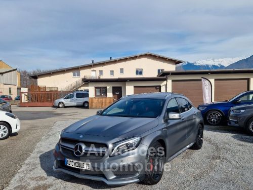 Annonce Mercedes Classe GLA 45 amg 360 4matic speedshift-dct 03-2015 GARANTIE 12 MOIS GRIS MAT TOE HARMAN KARDON