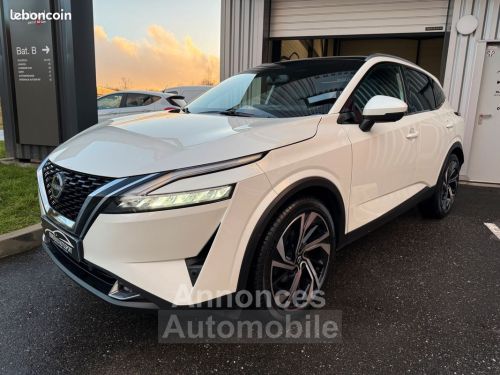 Annonce Nissan Qashqai +2 1.3 Mild Hybrid 158ch Tekna+ XTronic7 2022 1ère main FULL OPTIONS JA 20 Bose Grand écran Sièges chauffants-massants électriques Toit Pano Caméra 360° 