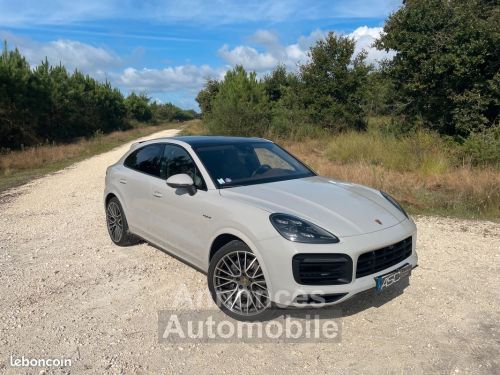 Annonce Porsche Cayenne coupe e-hybrid hybride 462 bva, gris craie, espresso, francais, historique 100%