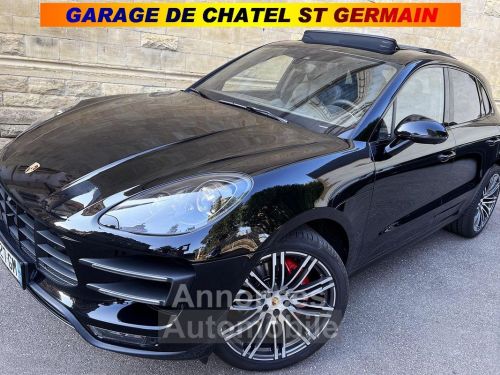 Annonce Porsche Macan 3.6 V6 400 ch Turbo PDK GARANTIE APPROVED- Full Equipé: Burmester- Echappement Sport- Pack Sport Chrono Plus- Toit ouvrant- Sieges chauffants et venti