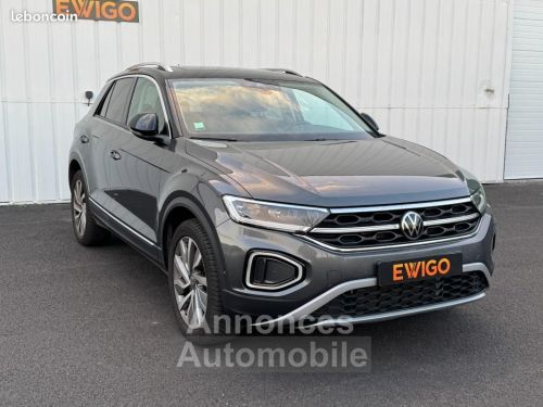 Annonce Volkswagen T-Roc 1.5 TSI 150CH SIEGES ELECTRIQUES-CHAUFFANTS TOIT OUVRANT SELLERIE CUIR CAMERA ...