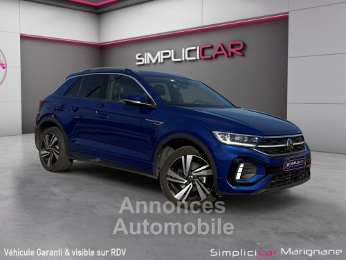 Annonce Volkswagen T-Roc 1.5 TSI EVO 150 Start/Stop DSG7 R-Line SUIVI VW/CARPLAY/CAMERA/KEYLESS-GO/GARANTIE 12 MOIS