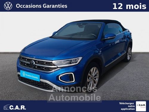 Annonce Volkswagen T-Roc CABRIOLET Cabriolet 1.0 TSI 110 Start/Stop BVM6 Style