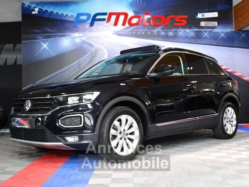 Annonce Volkswagen T-Roc Carat 2.0 TDI 150 DSG GPS Virtual TO Attelage Hayon Caméra Front Lane LED JA 17