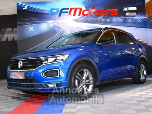 Annonce Volkswagen T-Roc R-Line Carat 1.5 TSI 150 DSG GPS Virtual Hayon ACC Caméra Car Play Front Lane JA 18