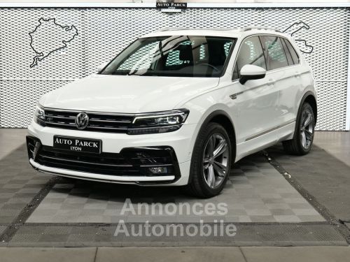 Annonce Volkswagen Tiguan 2.0 tdi 190 r line dsg7 4motion 1°main francais tva recuperable gps bi xenon toit ouvrant camera 360 key less go dcc acc detecteur ligne blanche angle