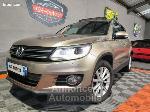 Annonce Volkswagen Tiguan 2l TDI 140 4MOTION CARAT 153000km garantie 6 mois cuir gps camera de recul attelage toit ouvrant radar