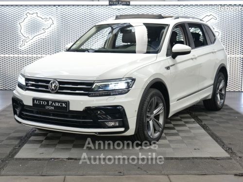 Annonce Volkswagen Tiguan Allspace Vw 2.0tdi 190 dsg7 4motion carat + pack r line 1ere main francais tva recuperable key less go attelage camera 360° virtual cockpit toe lane a