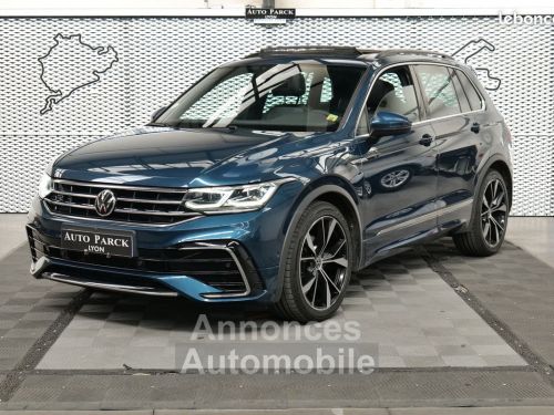 Annonce Volkswagen Tiguan NEW R LINE TDI 150CH DSG 1°MAIN FRANCAIS TVA RECUPERABLE pack r-line ja20 attelage xenon gps virtual cockpit key less go TOIT PANORAMQUE CAMERA DE REC