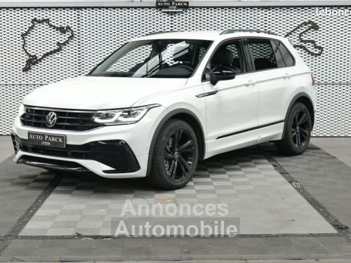 Annonce Volkswagen Tiguan New r line tdi 200ch 4motion dsg 1°main francais tva recuperable xenon- gps virtual cockpit- key less go attelage camera de recul pack black park assi