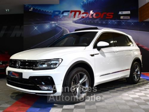 Annonce Volkswagen Tiguan R-Line 2.0 TDI 190 DSG 4Motion GPS Virtual Attelage Hayon TO ACC Lane Front Dynaudio Caméra JA 19