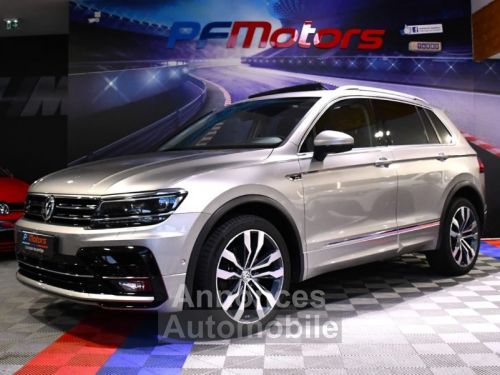 Annonce Volkswagen Tiguan R-Line Carat Exclusif 2.0 TDI 190 DSG 4Motion GPS Pro Virtual ACC DCC TO Dynaudio Attelage Affichage Tête Haute JA 20 Suzuka Pas De Malus