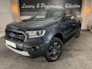 Voir l'annonce Ford Ranger Super Cab Wildtrack bi-turbo 213ch BVA - 1°main - 11000km - CG 4 places CTTE sans TVS