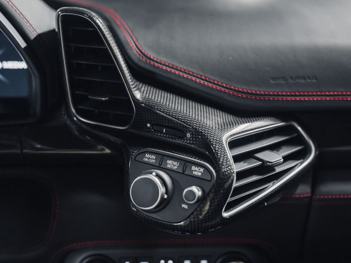 Intérieur de voiture en fibre de carbone Pour Ferrari 458