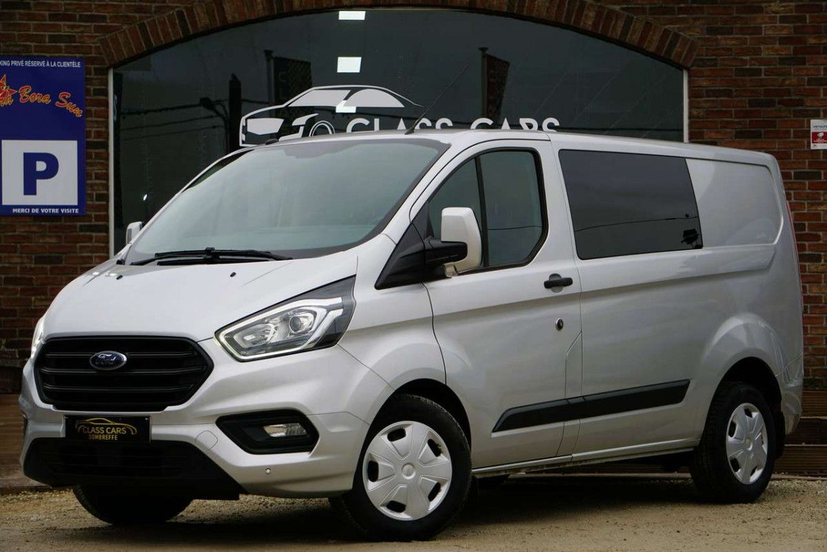 Ford Transit Custom 2.0 TDCI TVA-BTW Bte AUTO 5 PL PDC DOUBLE CABINE Occasion