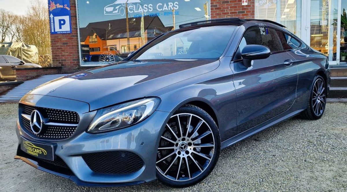 Mercedes Classe C 220 COUPE PACK AMG PANO Bte AUTO FULL LED CAMERA EU6b Occasion