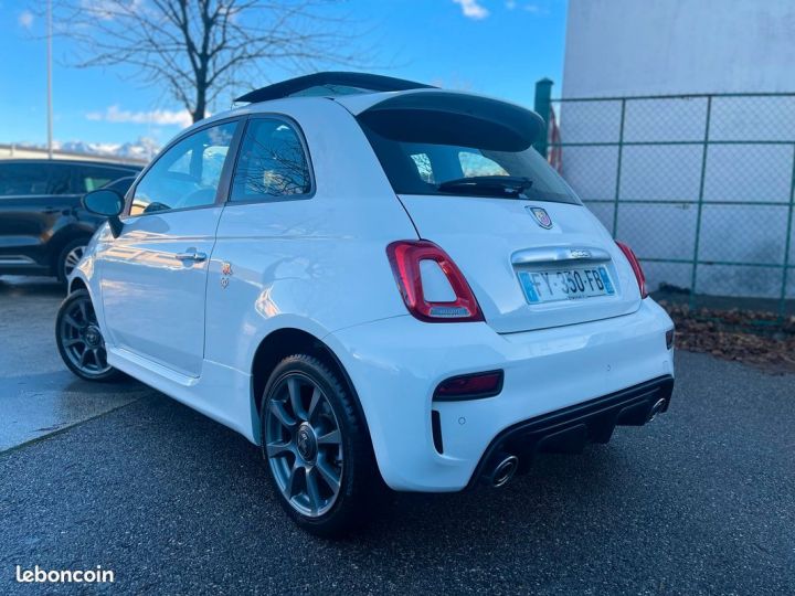 Abarth 500 1.4 Turbo T-Jet 145ch 595 Toit Ouvrant Panoramique Blanc - 3