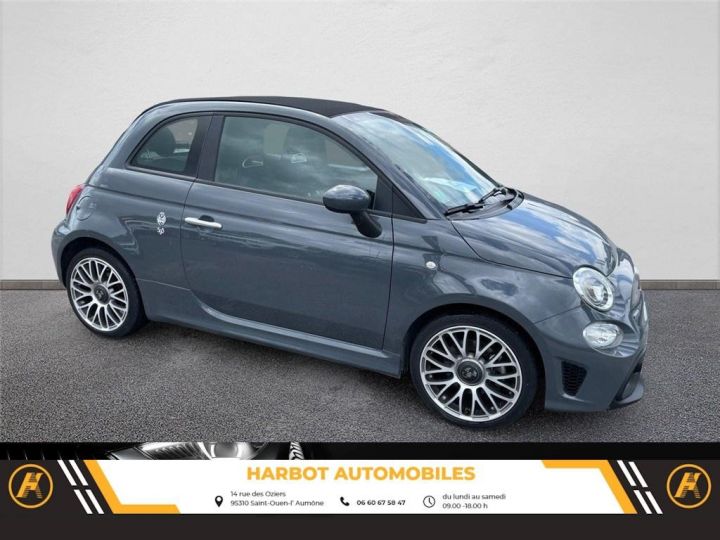 Abarth 595 595c e6d temp 595c 1.4 turbo 16v t-jet 145 ch bvm5 cabriolet GRIS FONCE - 3