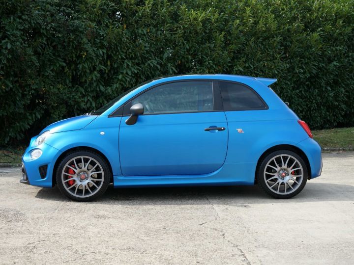 Abarth 695 Turismo 180 Ch Boite Manuelle - 1ère Main Française - Malus Payé - 548 €/mois - Etat NEUF - Garantie Constructeur 12/2024 Bleu Rally Mat - 2