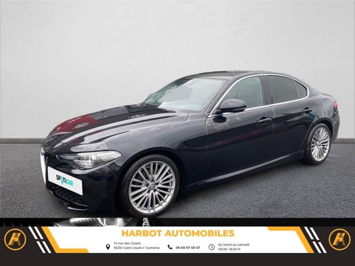 Alfa Romeo Giulia 2.2 180 ch at8 lusso Noir, Métallisé, NOIR - 1