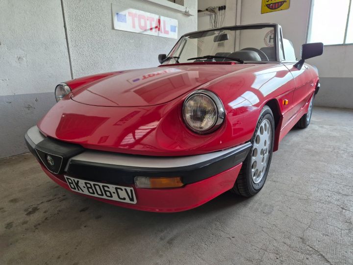 Alfa Romeo Spider 2L 126 QUADRIFOGLIO VERDE rouge verni - 1