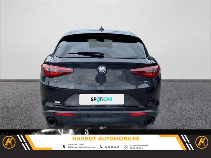 Alfa Romeo Stelvio 2.2 190 ch q4 at8 sprint Noir, Métallisé, NOIR VULCANO - 5