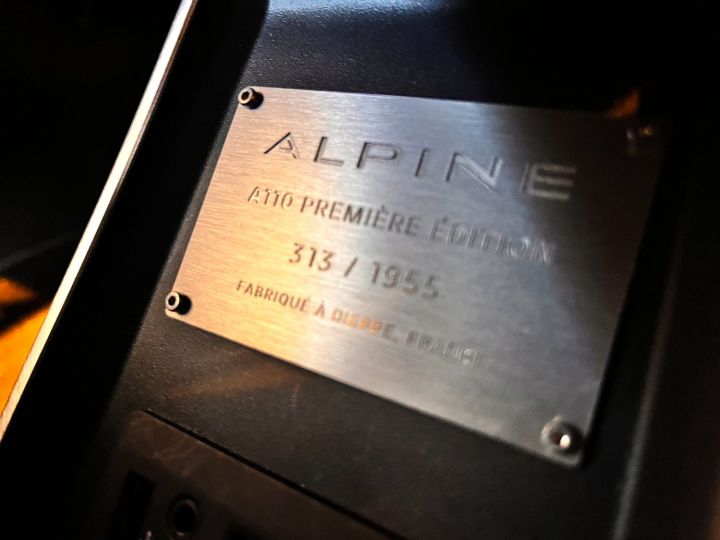 Alpine A110 1.8 252cv PREMIERE EDITION 313/1955 Bleu Métal Vendu - 26