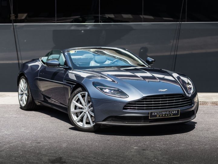 Aston Martin DB11 V8 VOLANTE BVA 8 CABRIOLET 510 CV - MONACO Blue Metal - 4