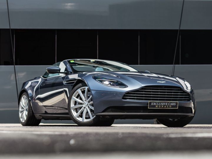 Aston Martin DB11 V8 VOLANTE BVA 8 CABRIOLET 510 CV - MONACO Slate Blue Metal - 8