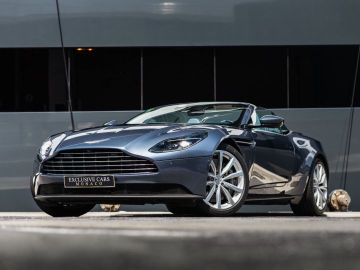 Aston Martin DB11 V8 VOLANTE BVA 8 CABRIOLET 510 CV - MONACO Slate Blue Metal - 9