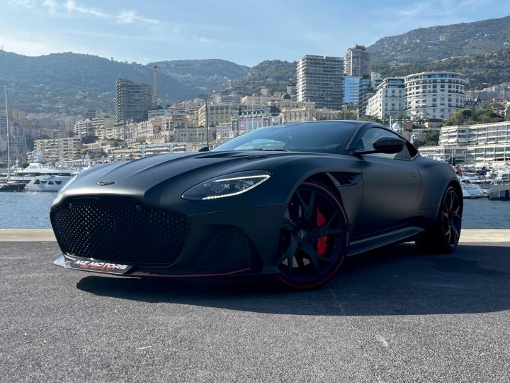 Aston Martin DBS BITURBO V12 SUPERLEGGERA Noir Mat Vendu - 4