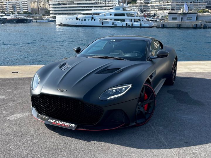 Aston Martin DBS BITURBO V12 SUPERLEGGERA Noir Mat Vendu - 5