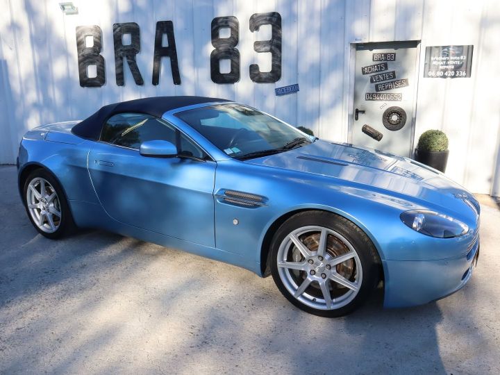 Aston Martin V8 Vantage ROADSTER 4.3 SEQUENTIELLE Bleu C - 11