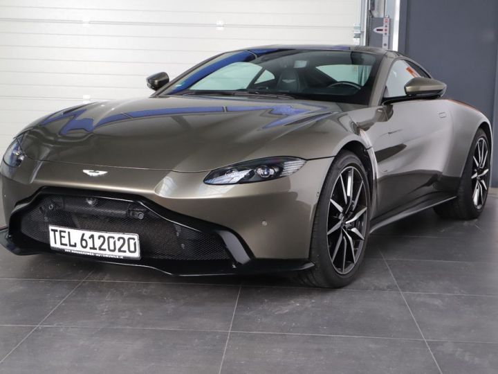 Aston Martin V8 Vantage V8 4.0 510 Vantage 1èreM 360° Gris Vert Arden RARE !! Avant avec film anti-gravillons Garantie 12 mois Prémium Vert Gris Arden - 1