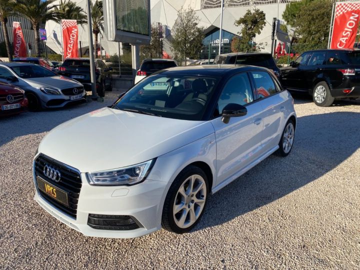 Audi A1 1.4 TDI SLINE  Blanc - 1