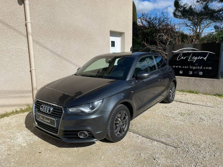 Audi A1 1.6 TDI 105ch FAP S line GRIS FONCE - 1