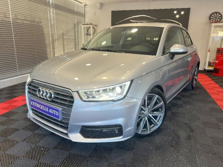 Audi A1 1.6 TDI 116 S tronic 7 Ambition Luxe Gris Clair - 1