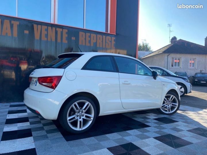 Audi A1 1.6 TDI 90CH FAP S LINE TRONIC 7 Blanc - 3