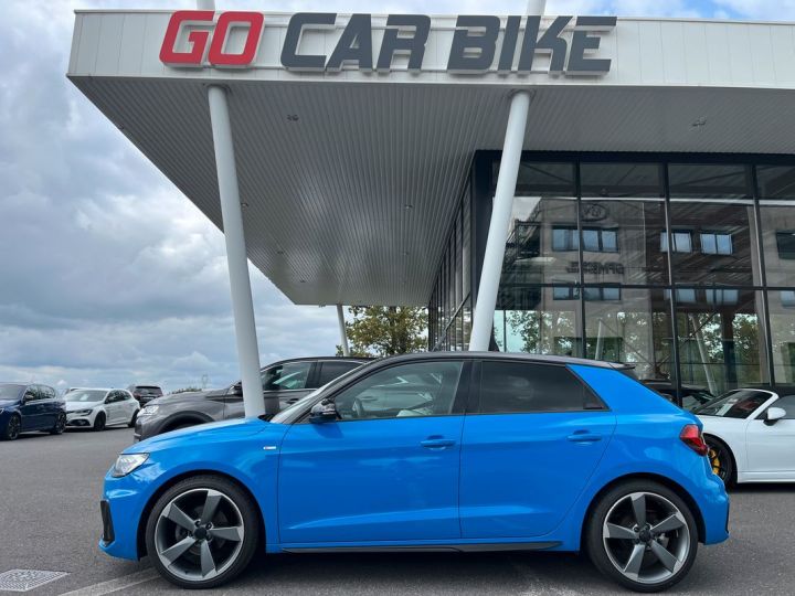 Audi A1 Sportback 30 TFSI 116 ch S-Line Garantie 6 ans Virtual B&O LED Meplat 18P 389-mois Bleu - 5