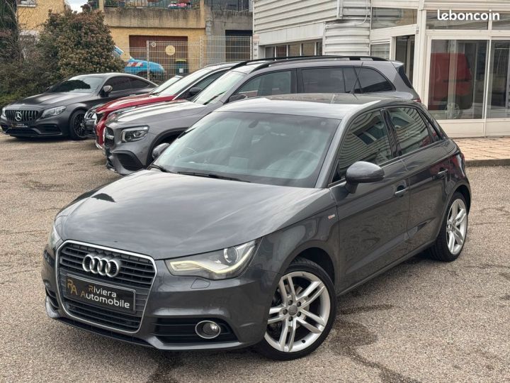 Audi A1 Sportback S-Line 1.6 TDI 105 Cv Bose-Aide Au Stationnement-Phares Led Gris - 1