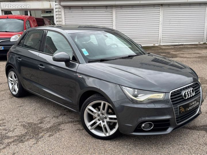 Audi A1 Sportback S-Line 1.6 TDI 105 Cv Bose-Aide Au Stationnement-Phares Led Gris - 2