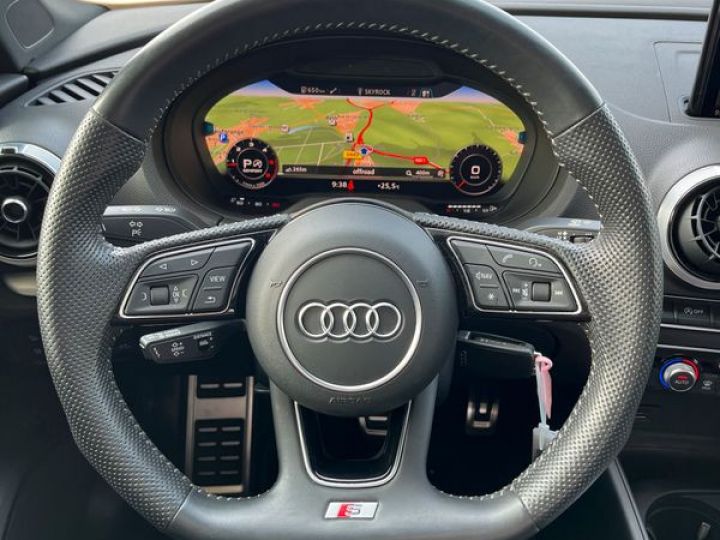 Audi A3 Berline 150ch S line Toit Ouvrant Caméra Virtual Cockpit Volant Méplat LED 18P Garantie 6 ans 405-mois Bleu - 5