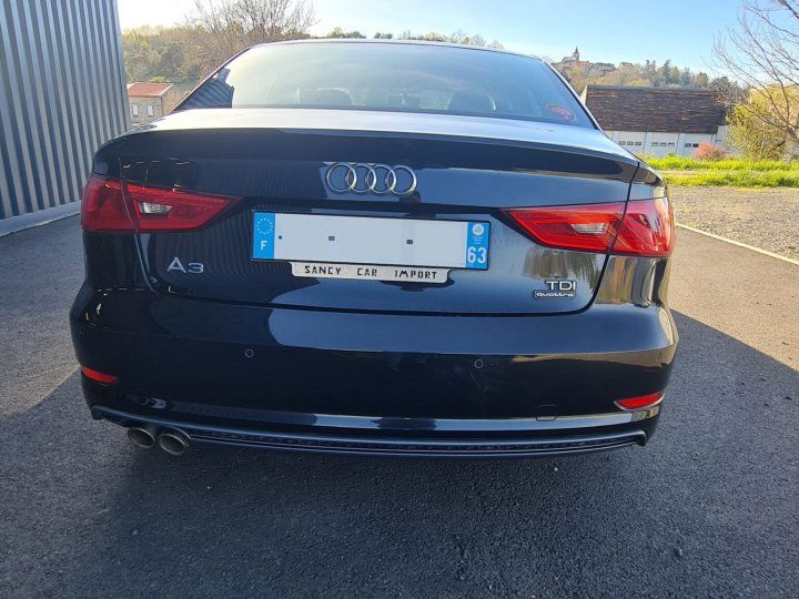 Audi A3 Berline 2.0 TDI 184 Ch Quattro S-Line S-Tronic 6 B&O Noir Métallisée - 17