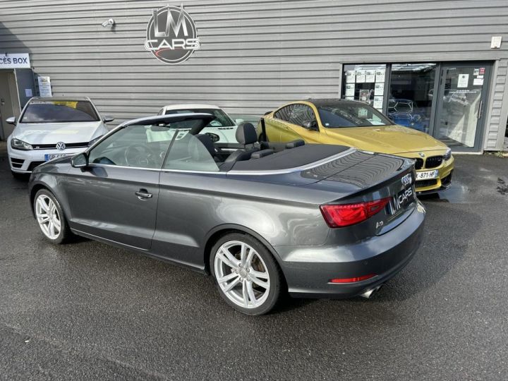 Audi A3 Cabriolet 1.4 TFSI 125 S-Tronic 7  8V  S Line GRIS FONCE - 10