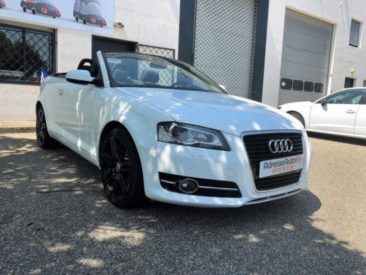 Audi A3 Cabriolet 1.6 TDI 105CV BVM6     Diesel BLANC - 1