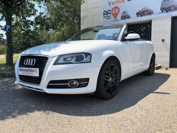 Audi A3 Cabriolet 1.6 TDI 105CV BVM6     Diesel BLANC - 3