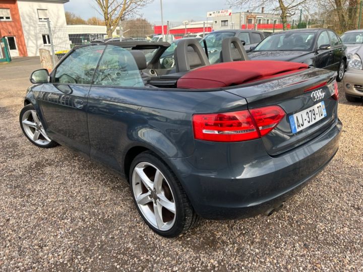 Audi A3 CABRIOLET 1.9 TDI 105 AMBITION LUXE CUIR Gris - 2