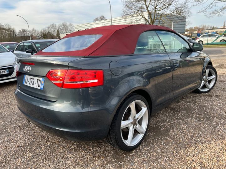 Audi A3 CABRIOLET 1.9 TDI 105 AMBITION LUXE CUIR Gris - 4