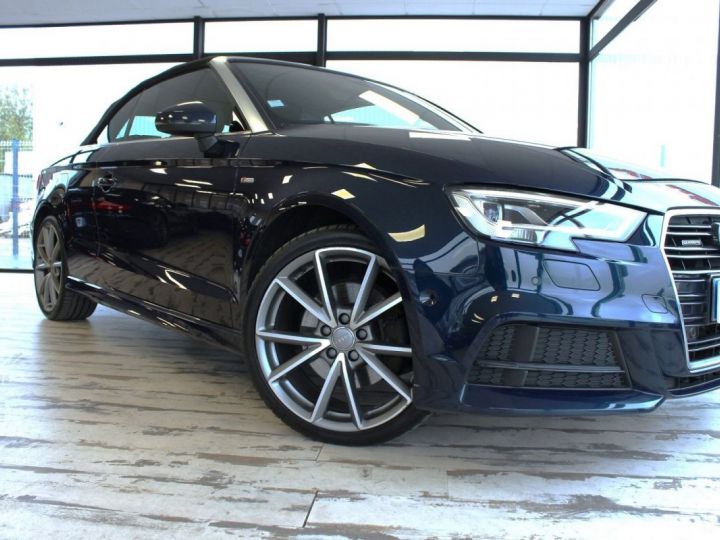 Audi A3 Cabriolet 2.0 TDI 184CH S LINE QUATTRO S TRONIC 6 Bleu - 38